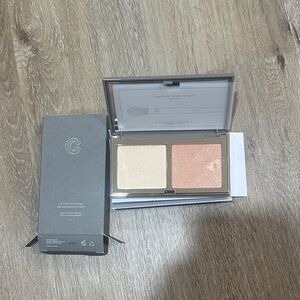 Complex culture good lighting highlighter duo - lux cream to powder soft focus